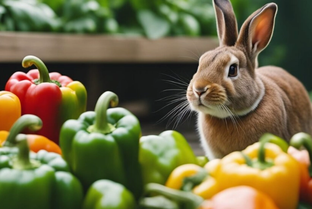 can rabbits eat bell pepper leaves