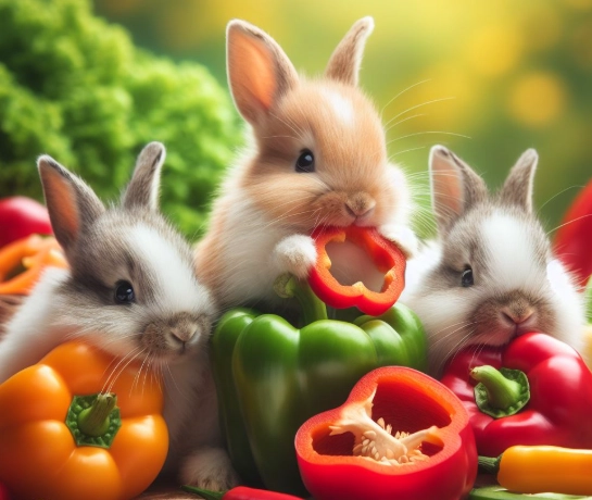 can rabbits eat bell pepper leaves
