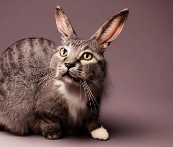 cat rabbit hybrid