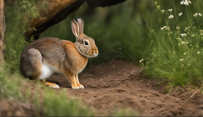 pet rabbit cage setup