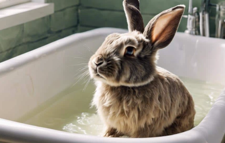 rabbit grooming