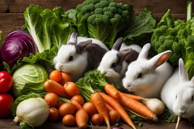 feeding rabbits vegetables feeding rabbits vegetables