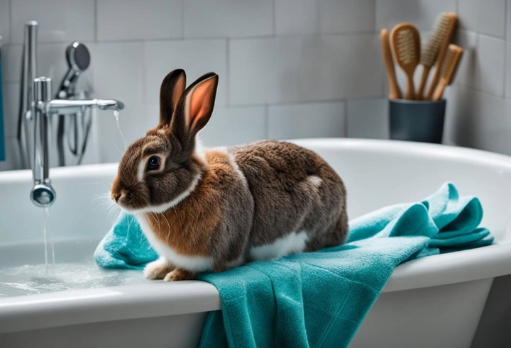 how to clean a rabbit