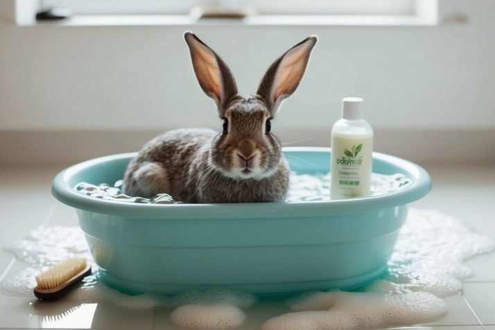should you give rabbits a bath