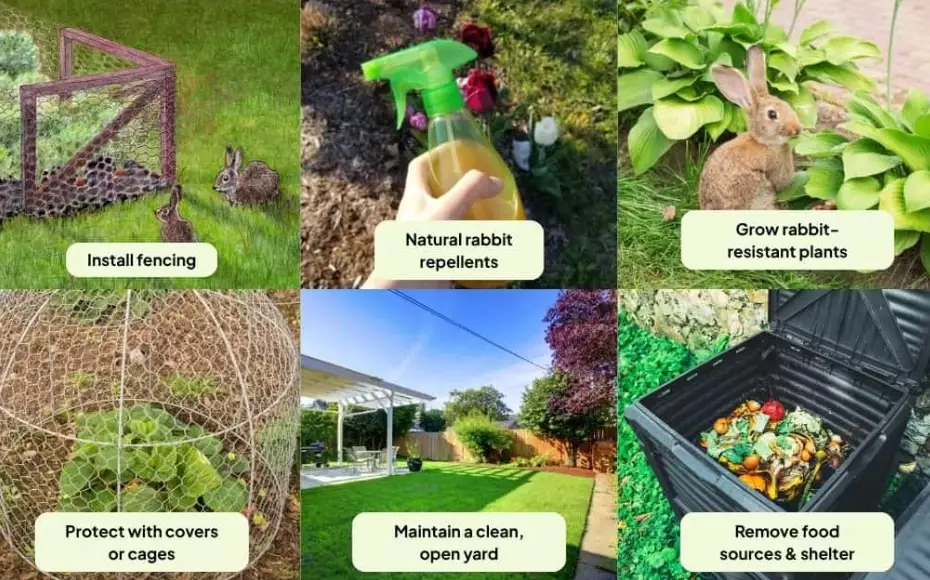 how to keep rabbits out of garden