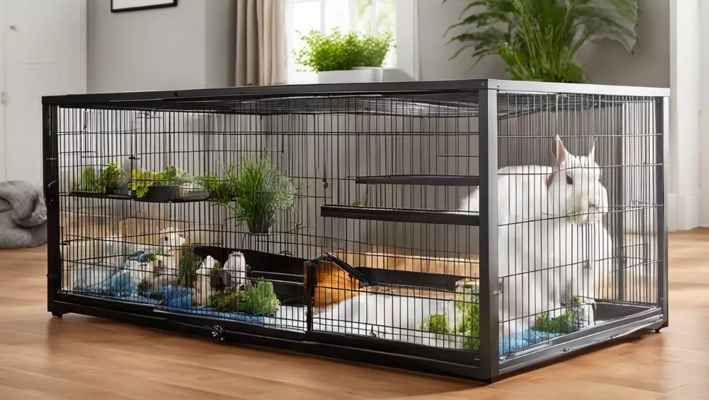 rabbit cage size guide