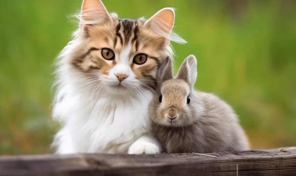 introducing a rabbit to a cat