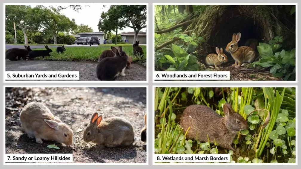 rabbit habitat forest